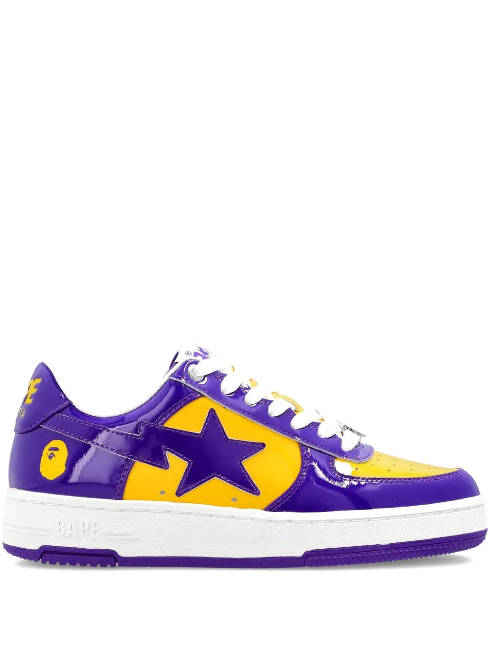 Bape Sta panelled sneakers 