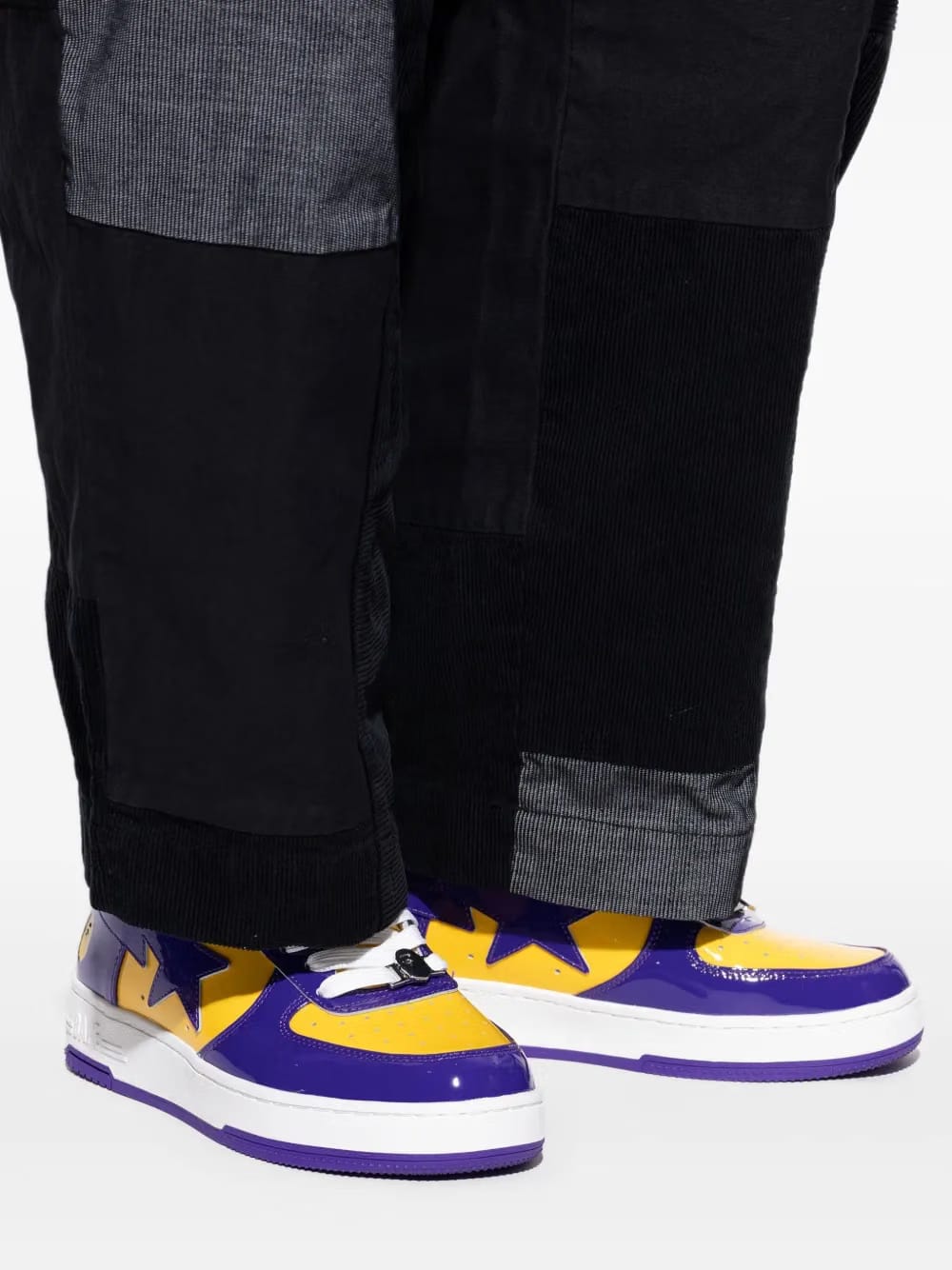 Bape Sta panelled sneakers