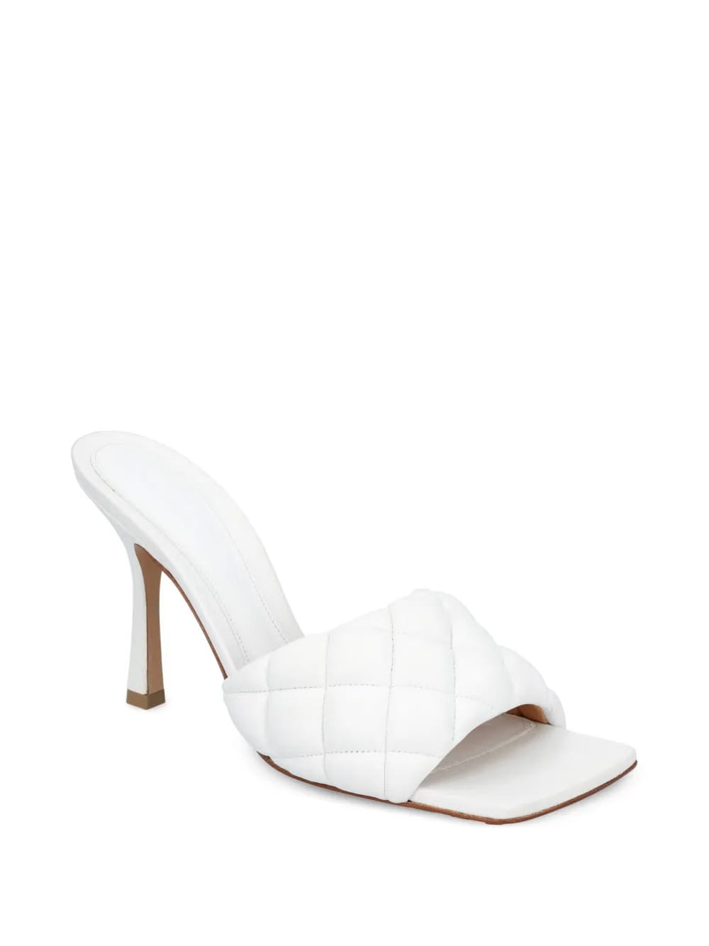 quilted leather sandals