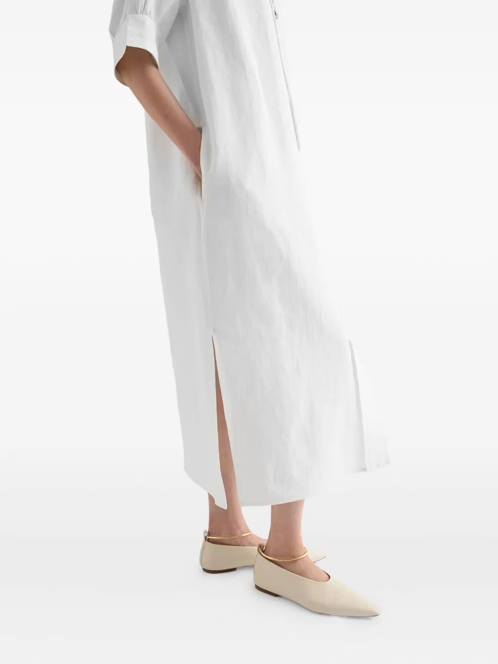 short-sleeve shirt dress