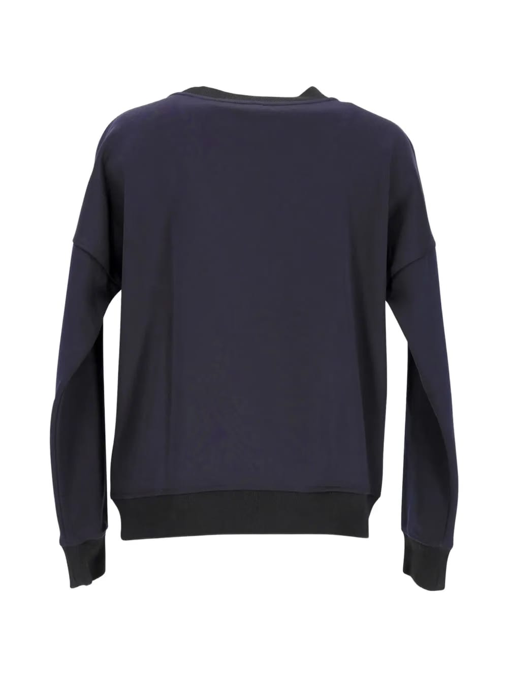 floral-embroidered sweatshirt