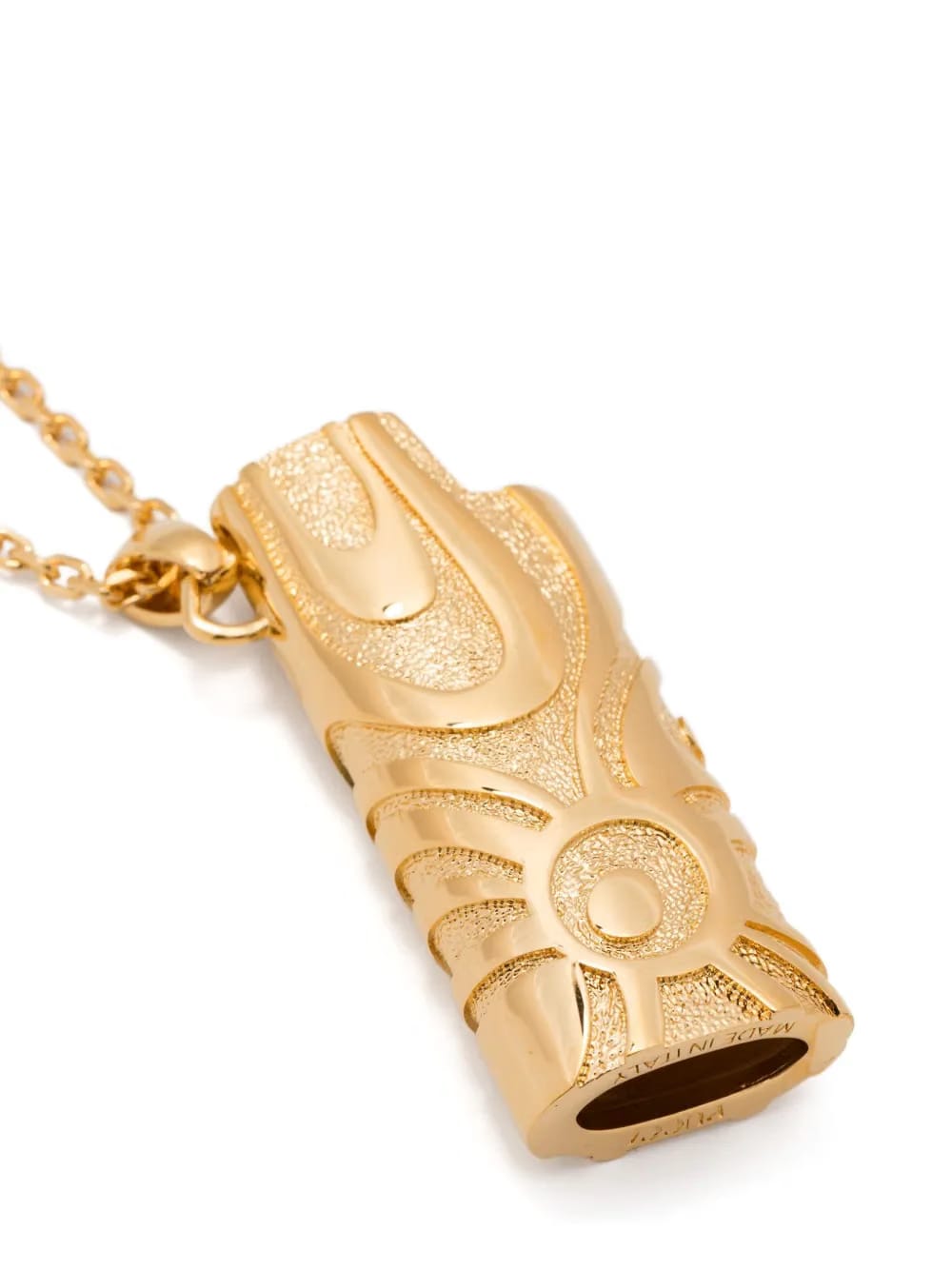 embossed necklace