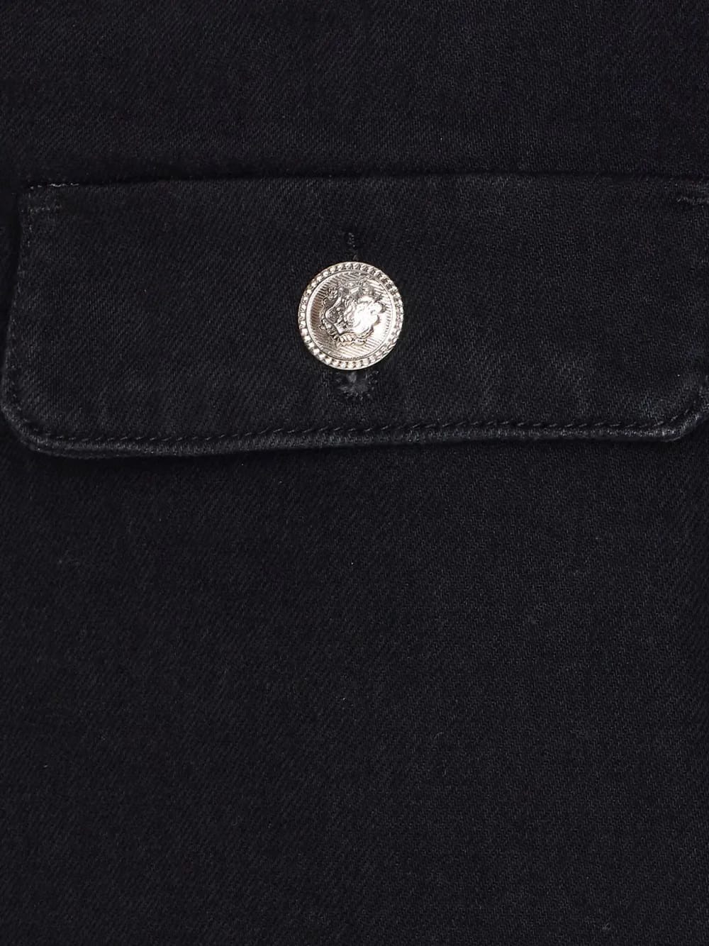 embellished-crystal pocket mini skirt