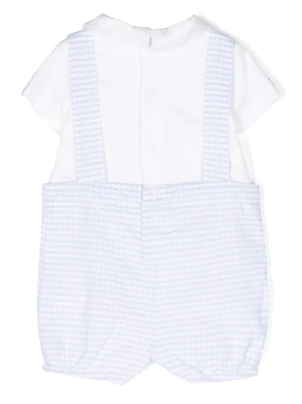 check-pattern layered shorties