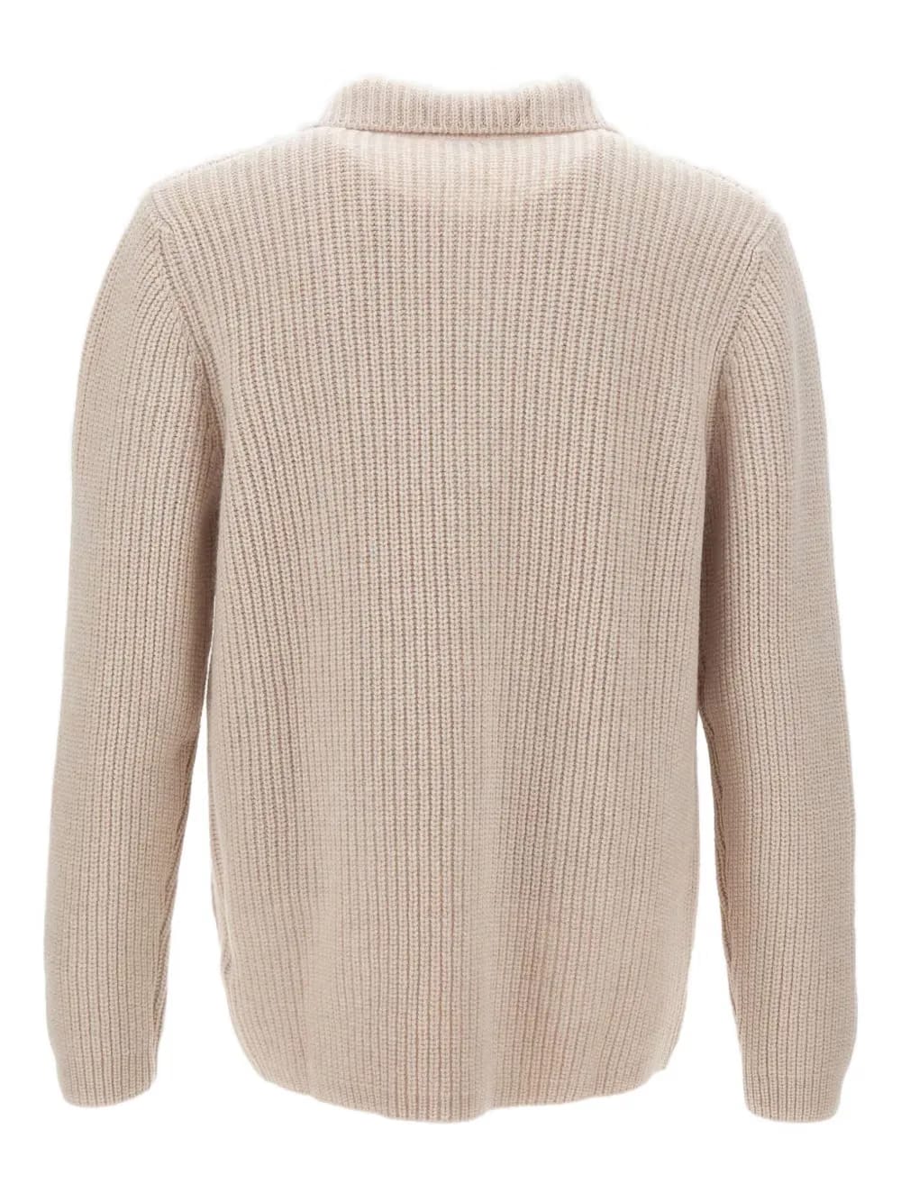 wool patch-pocket cardigan