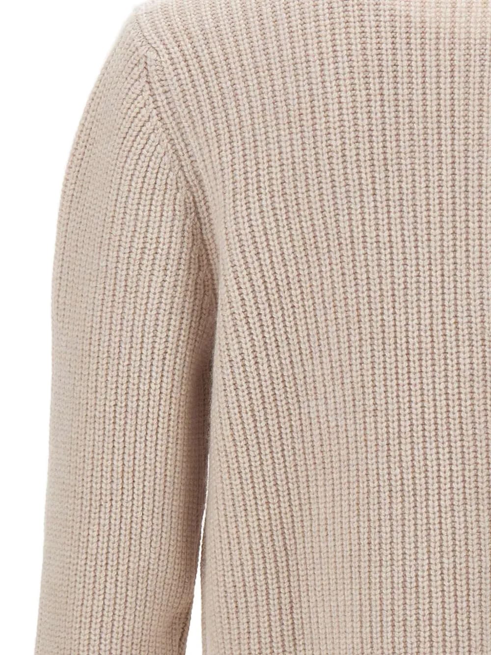 wool patch-pocket cardigan