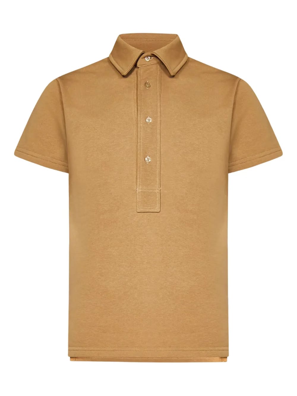 Wimbledon four-button placket polo shirt