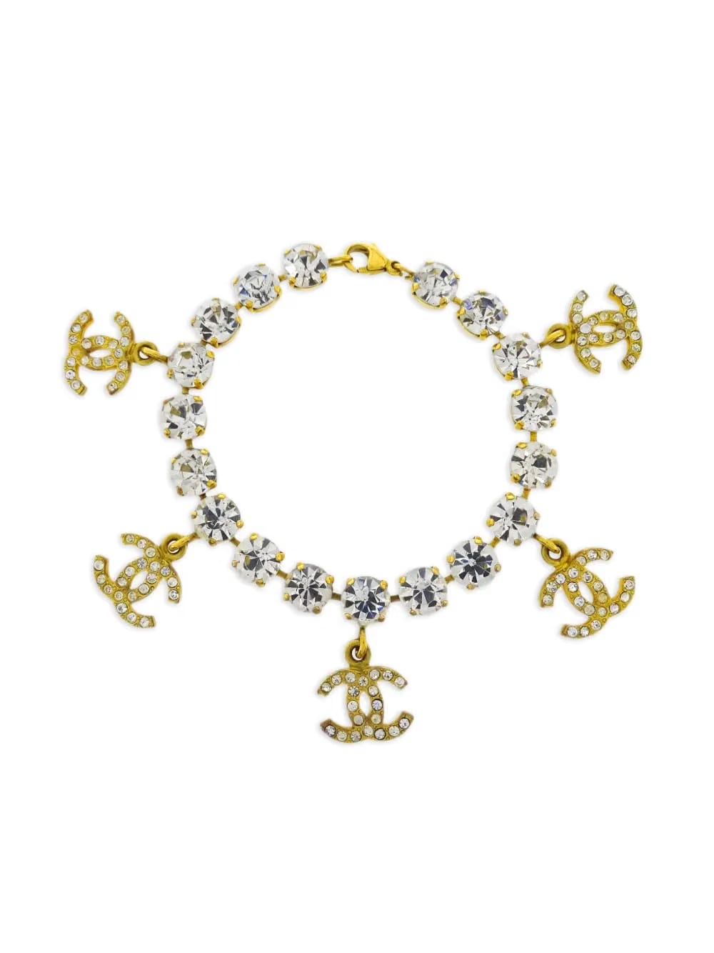 1995 CC rhinestone-embellished bracelet