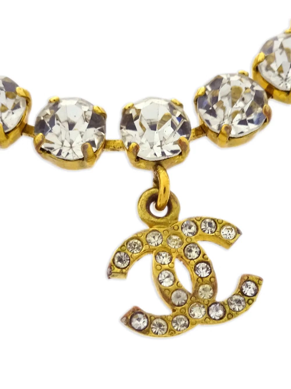 1995 CC rhinestone-embellished bracelet
