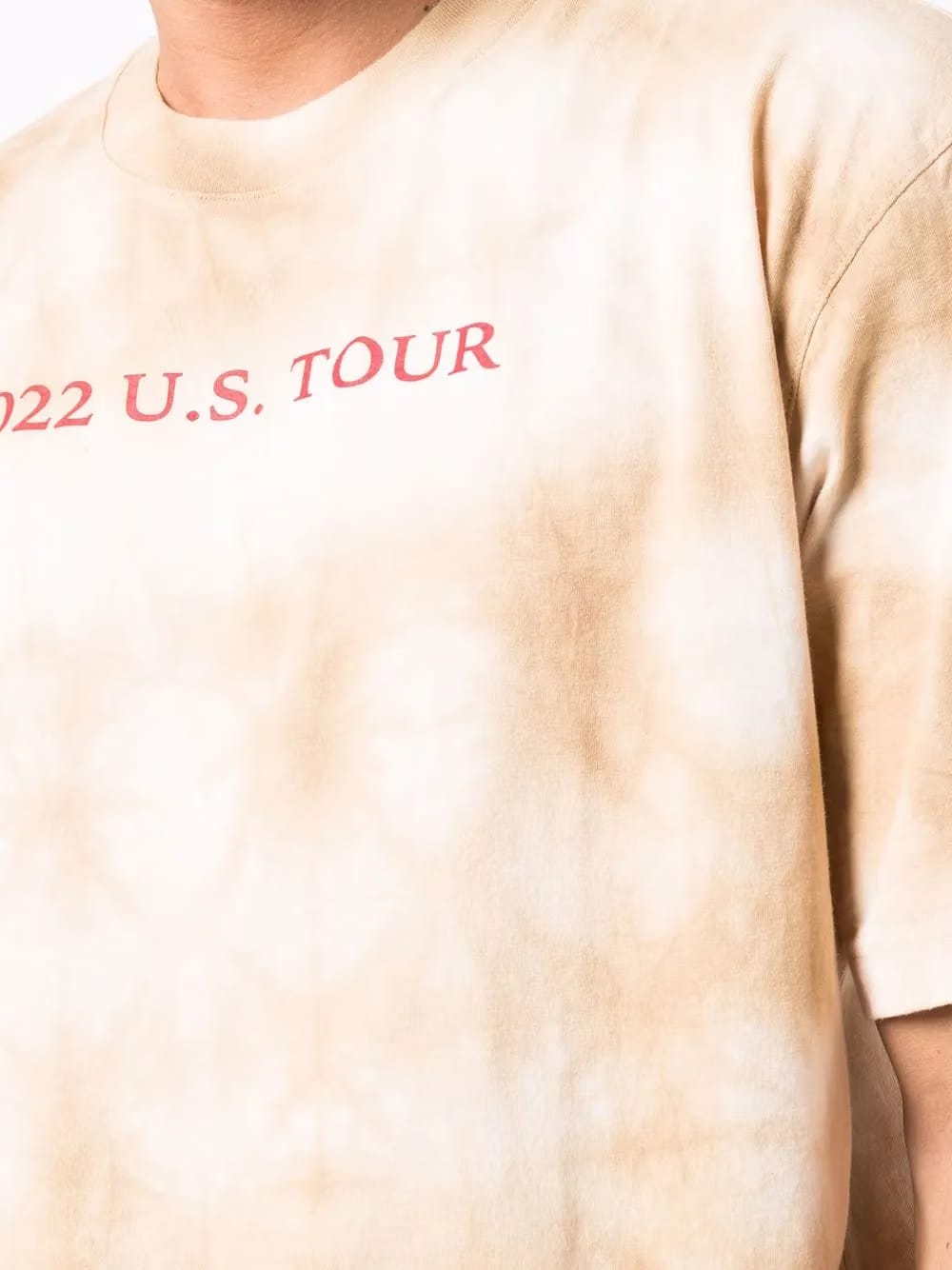 tour-print tie dye T-Shirt