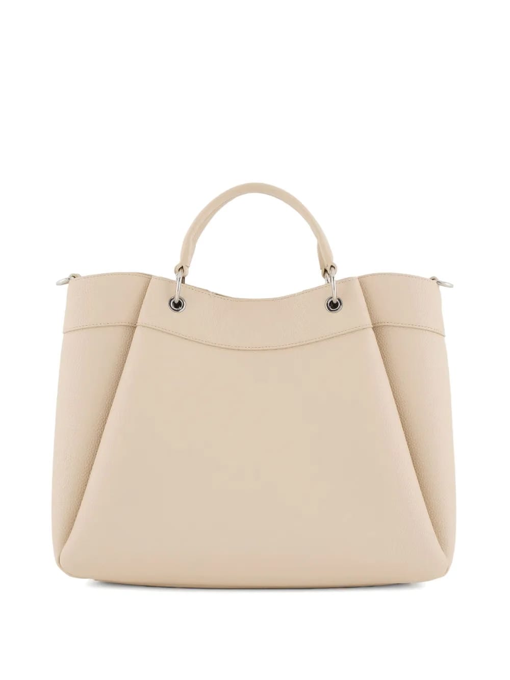pleat-detail tote bag
