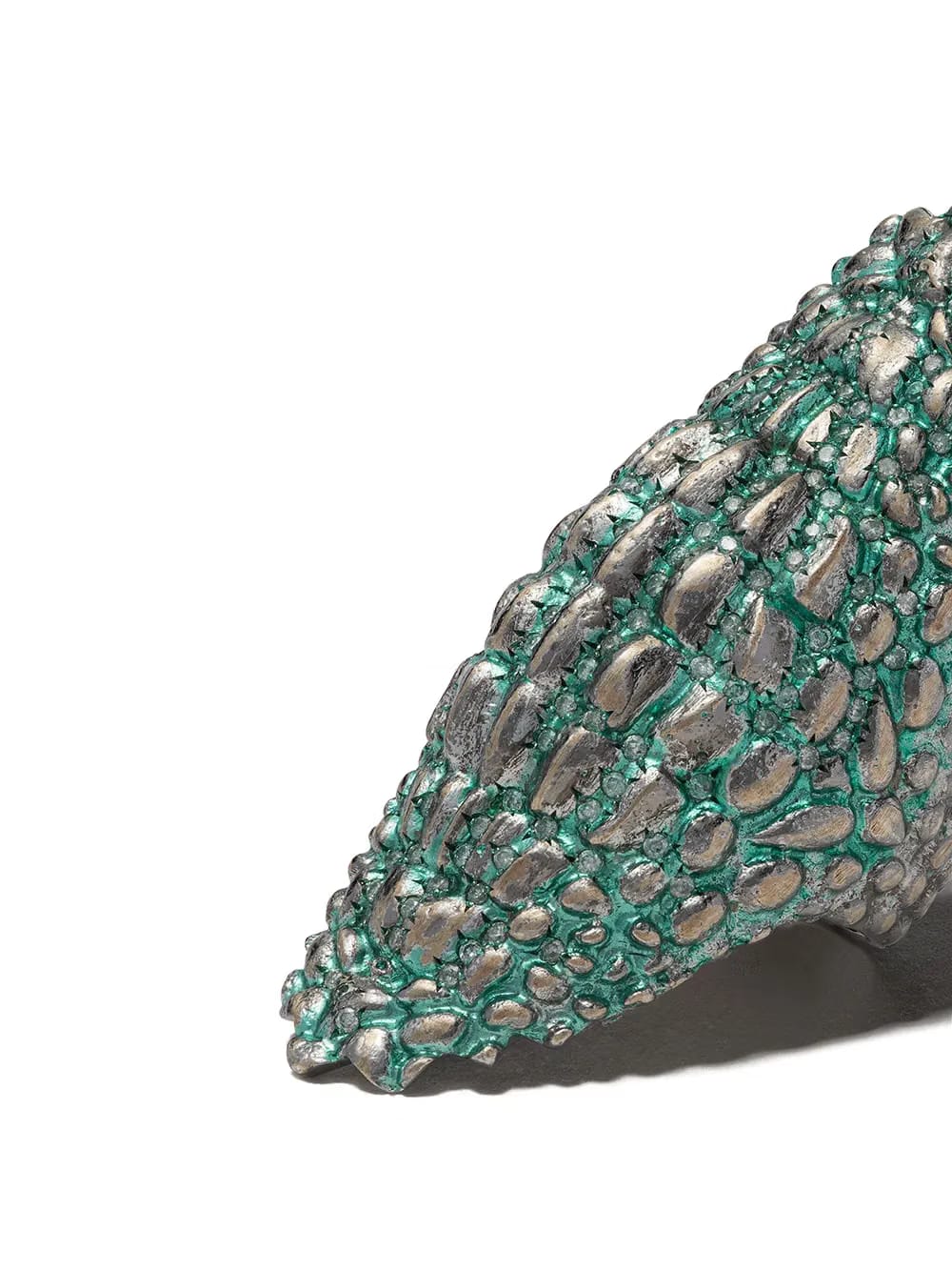 9kt gold diamon Green Lady Caiman ring