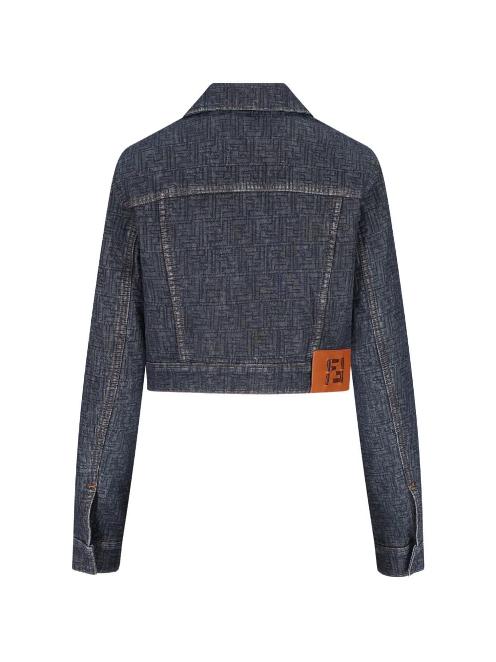 monogram cropped jacket