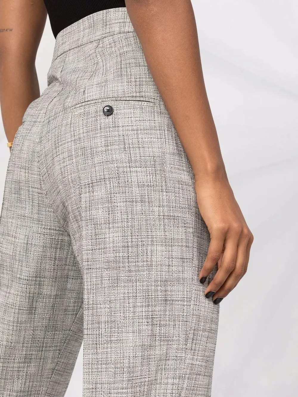 Lirokia high-waisted tailored trousers