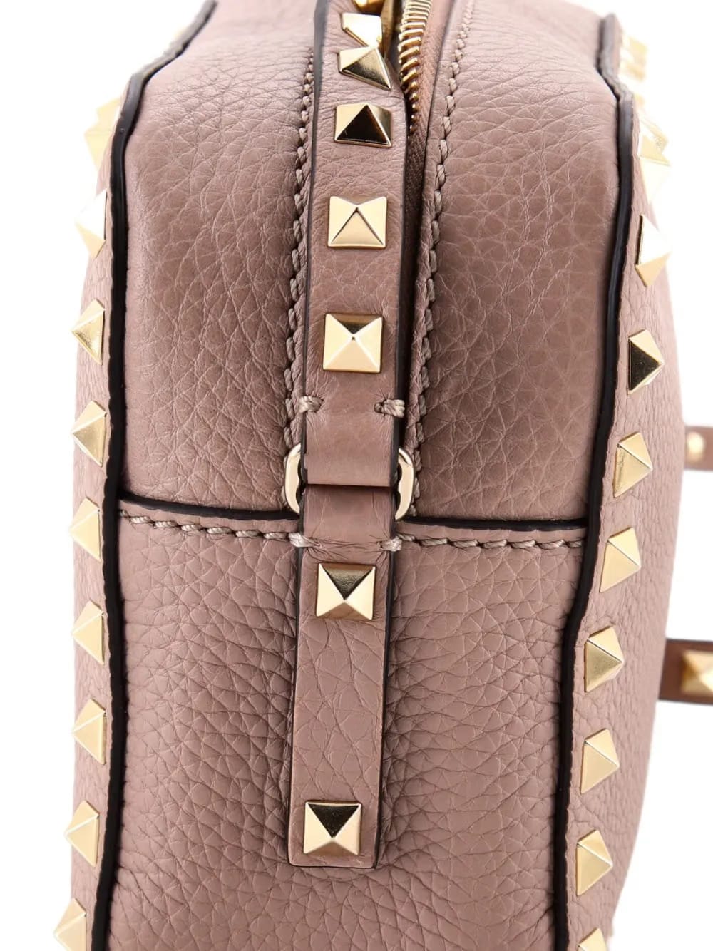 Rockstud Camera Leather crossbody bag