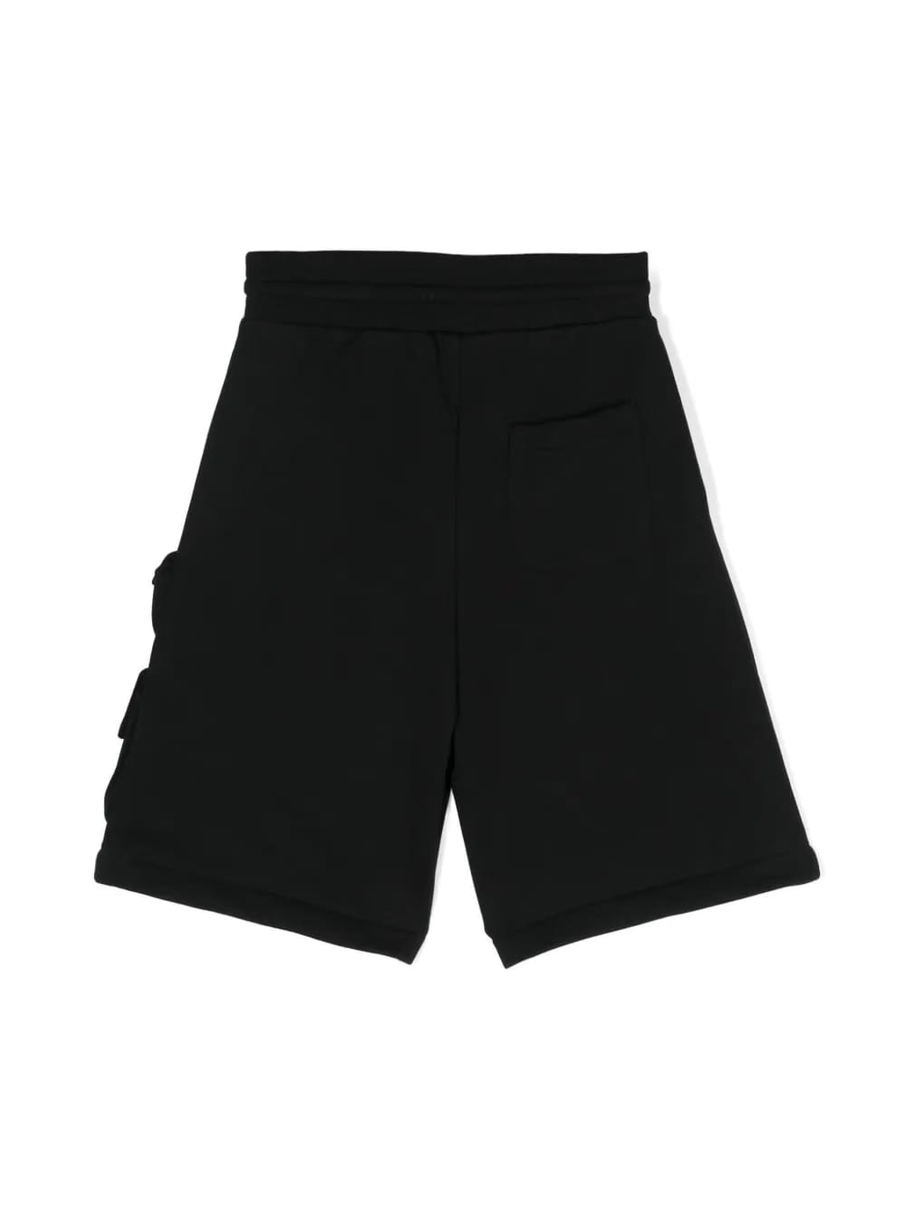 logo-plaque cotton track shorts