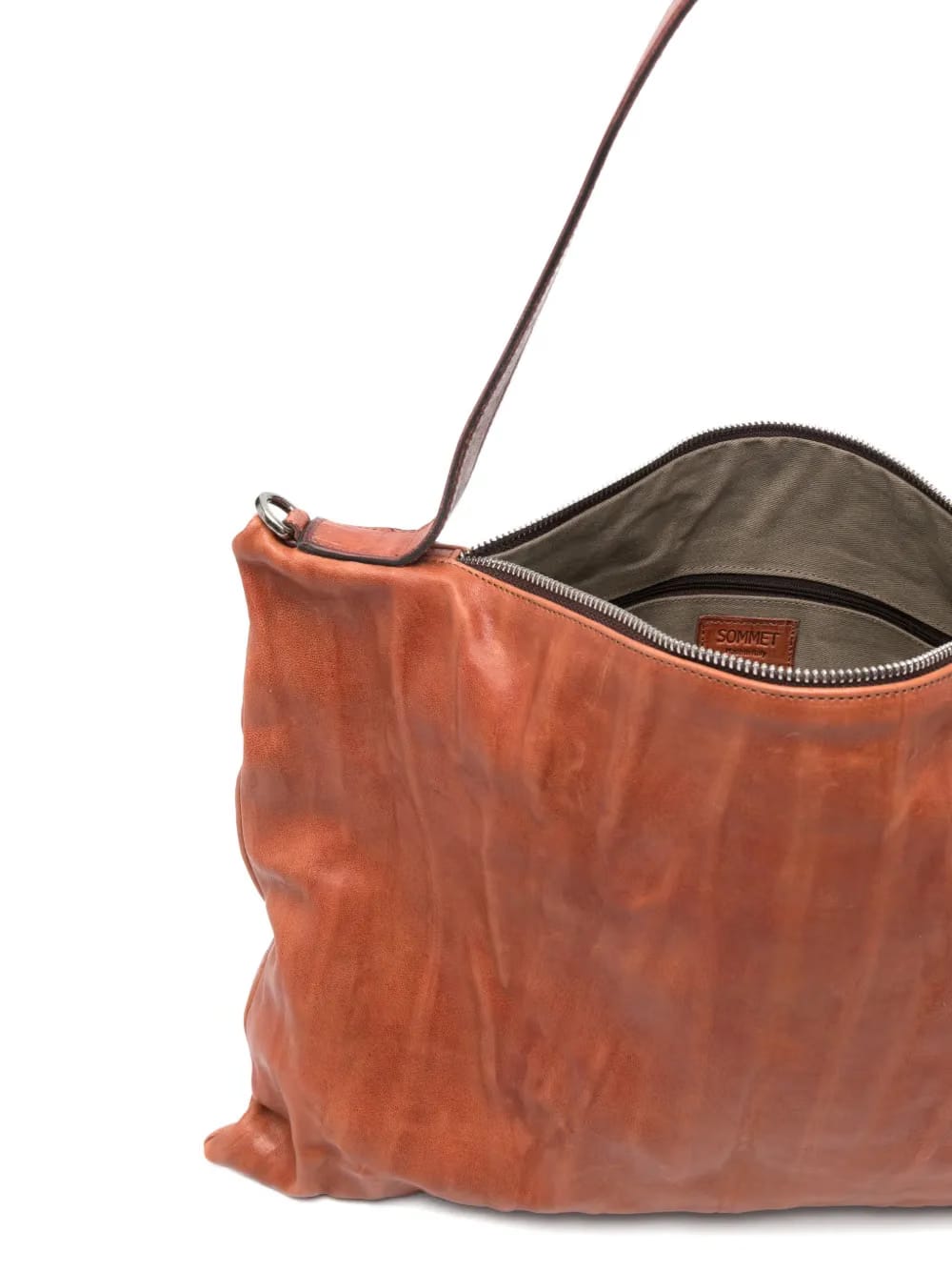 medium Lexi top-zip leather shoulder bag