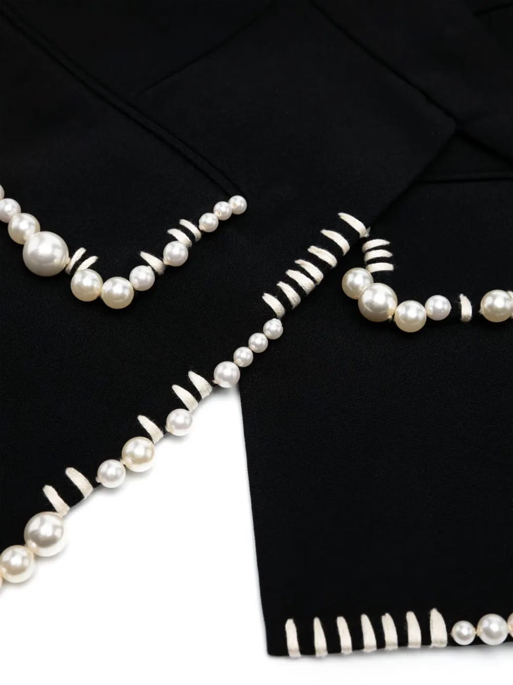 pear-embellished skirt belt