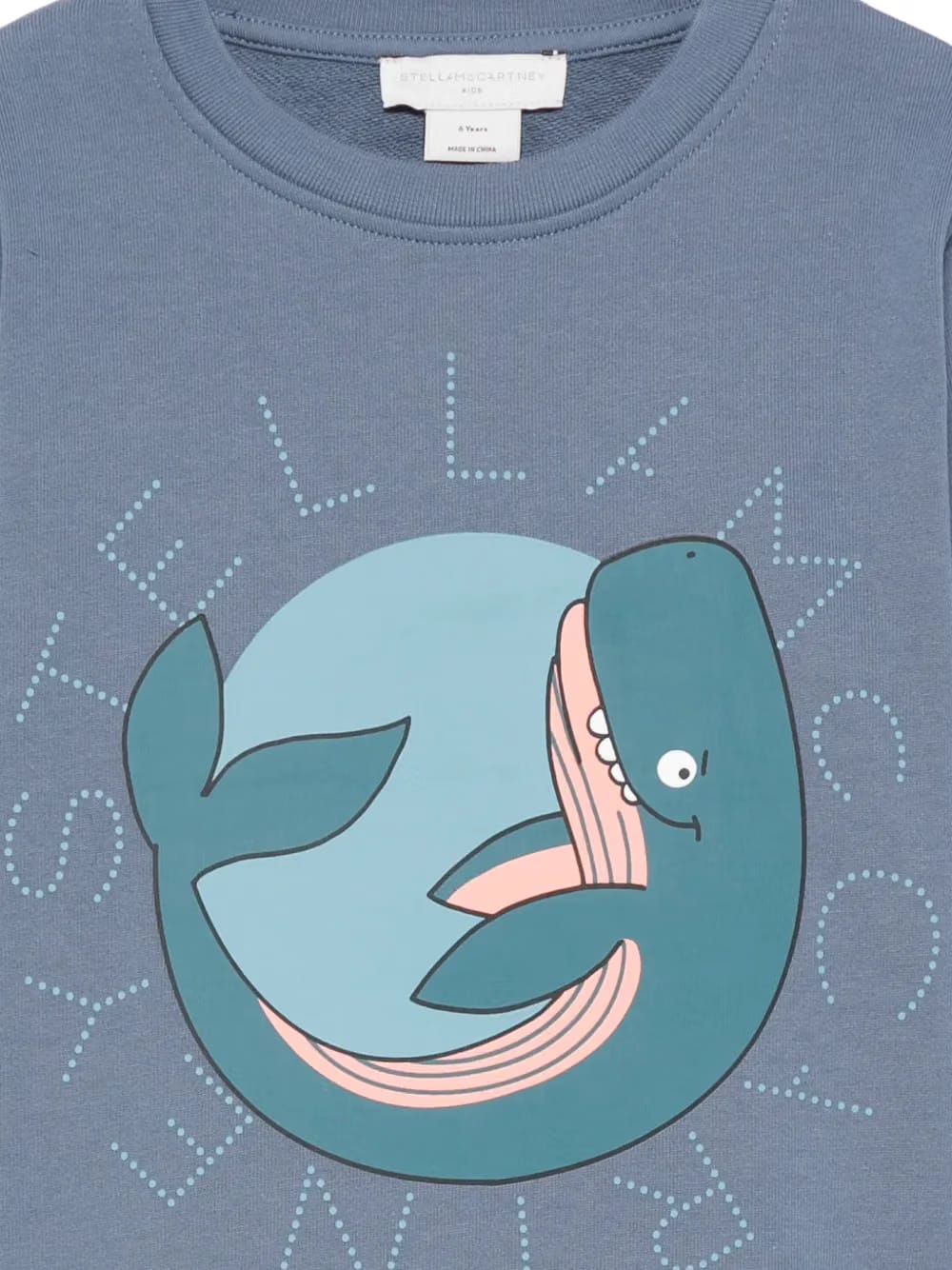 whale graphic sweatshirt