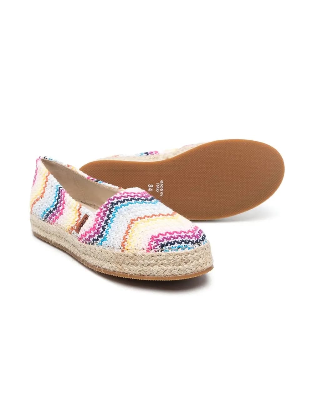 zigzag slip-on espadrilles