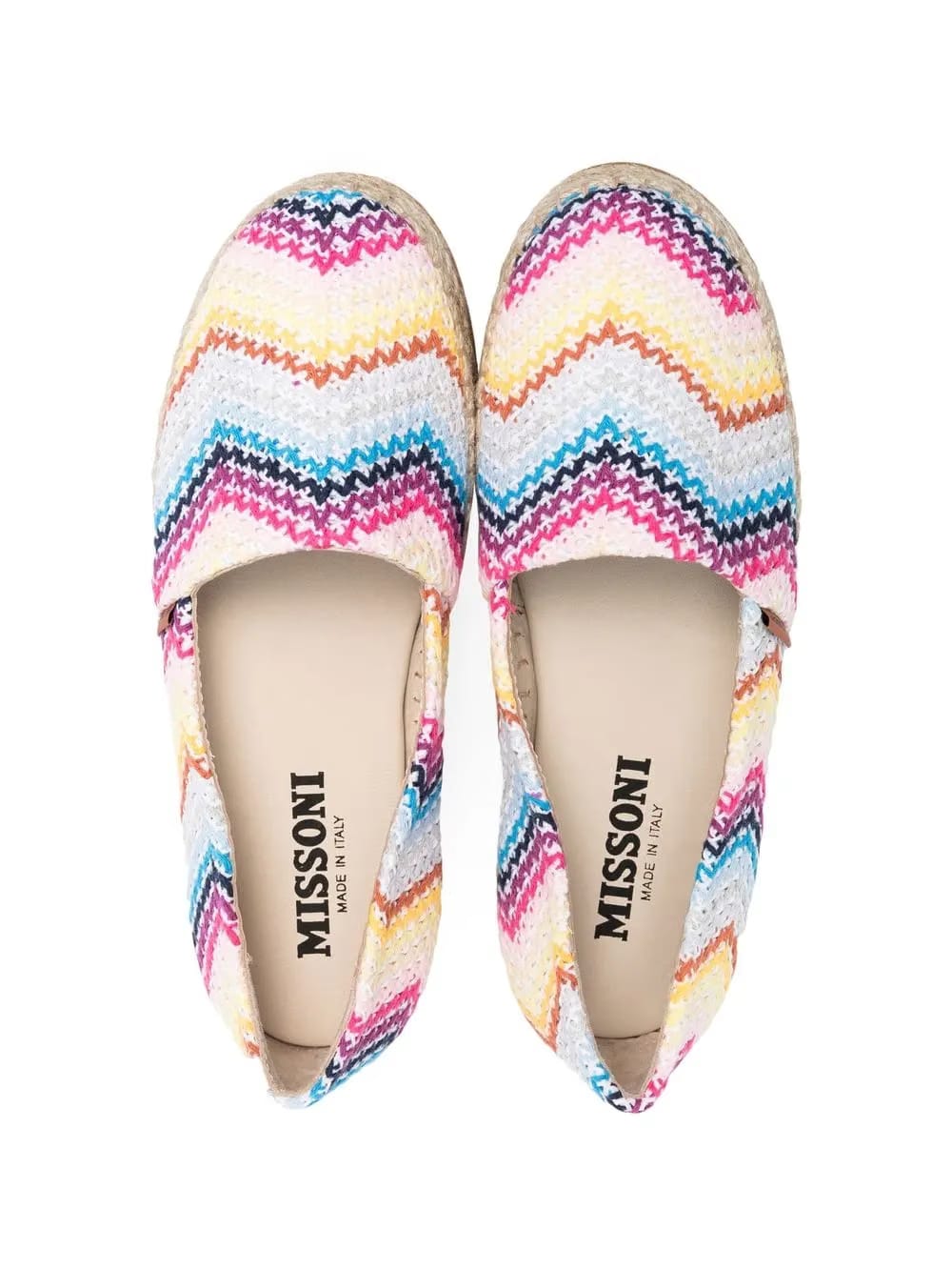zigzag slip-on espadrilles