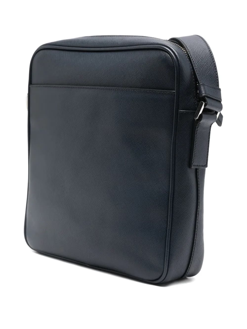 2010s stripe-detail messenger bag