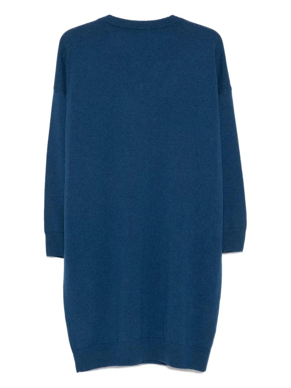 V-neck cashmere midi dress