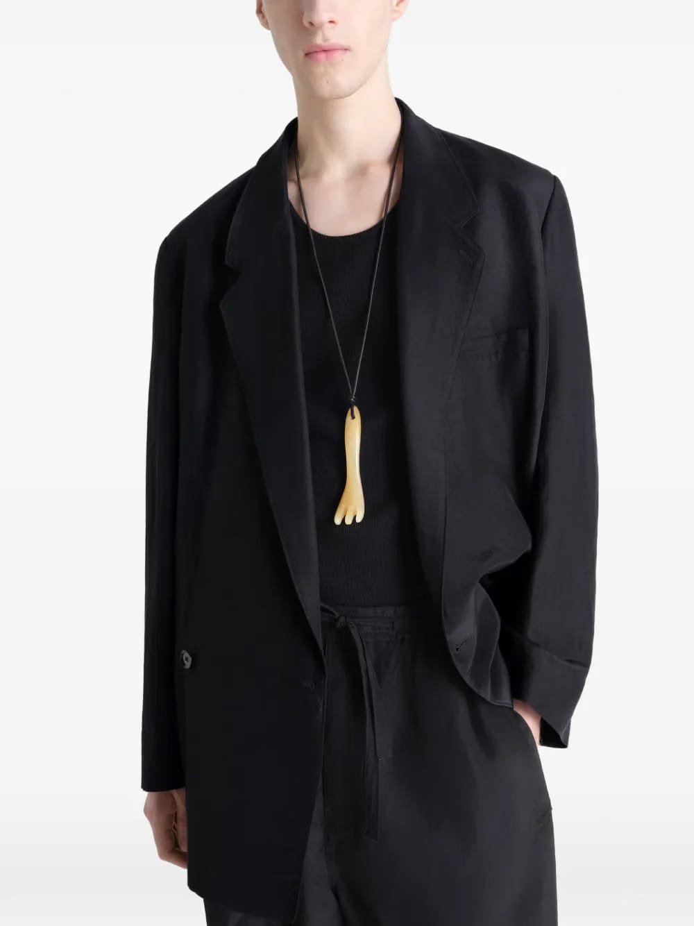 gua sha fork necklace