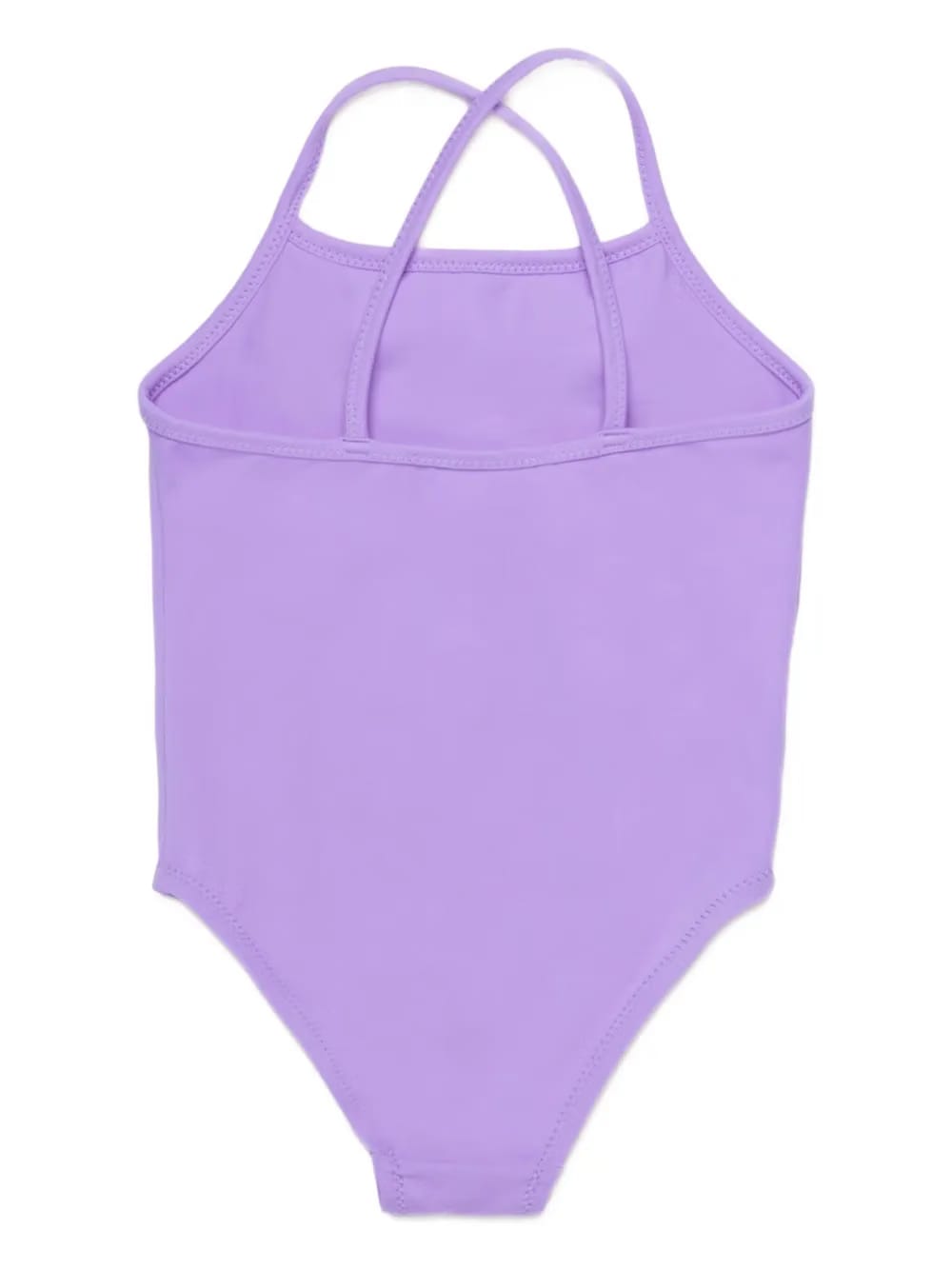 ruffled graphic swimsuit