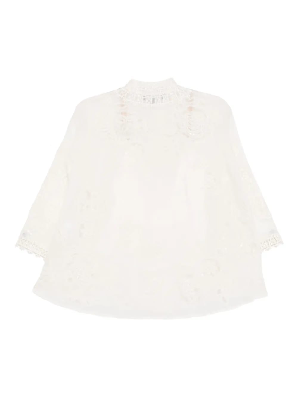 beaded silk top