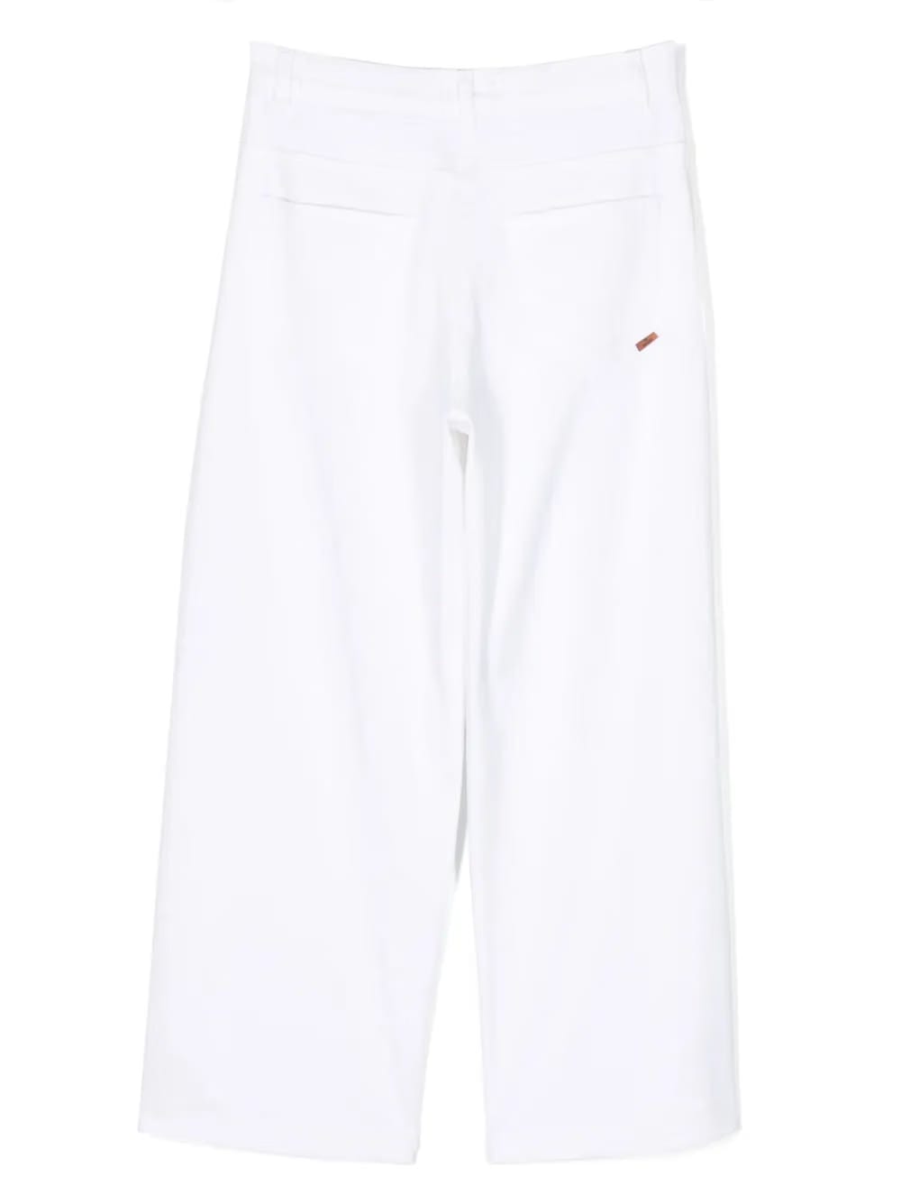 sequin-embellished logo straight-leg trousers