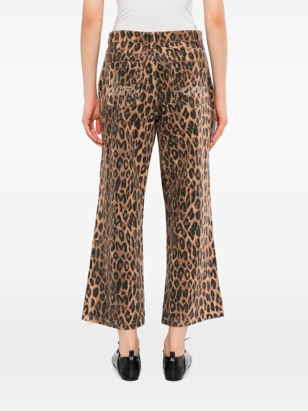 Kenny leopard-print trousers