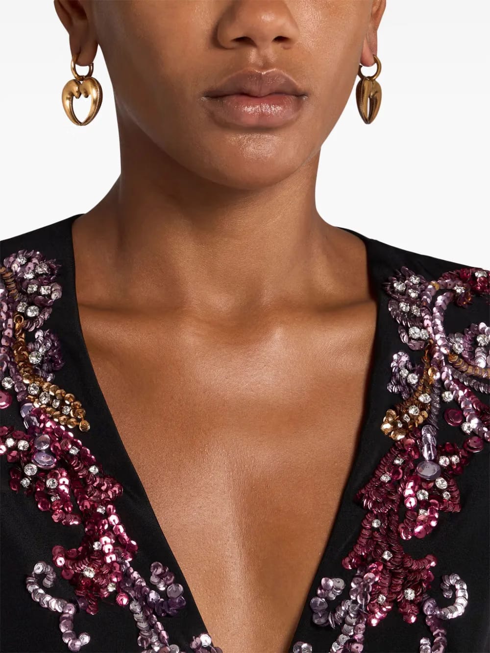 Paisley Heart earrings