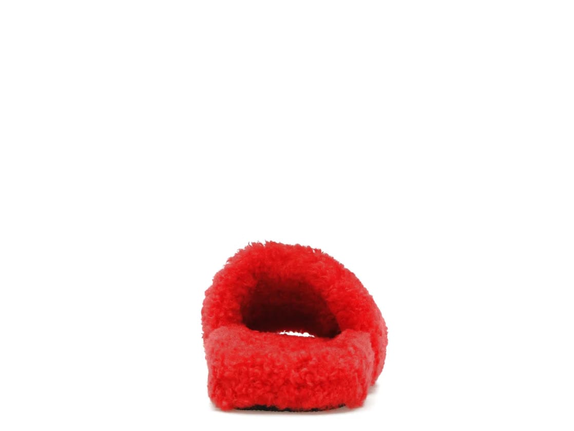 Balenciaga Furry Slide Red White (Women's)
