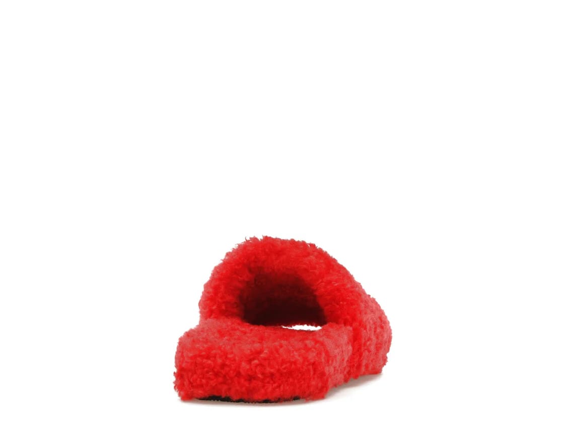 Balenciaga Furry Slide Red White (Women's)