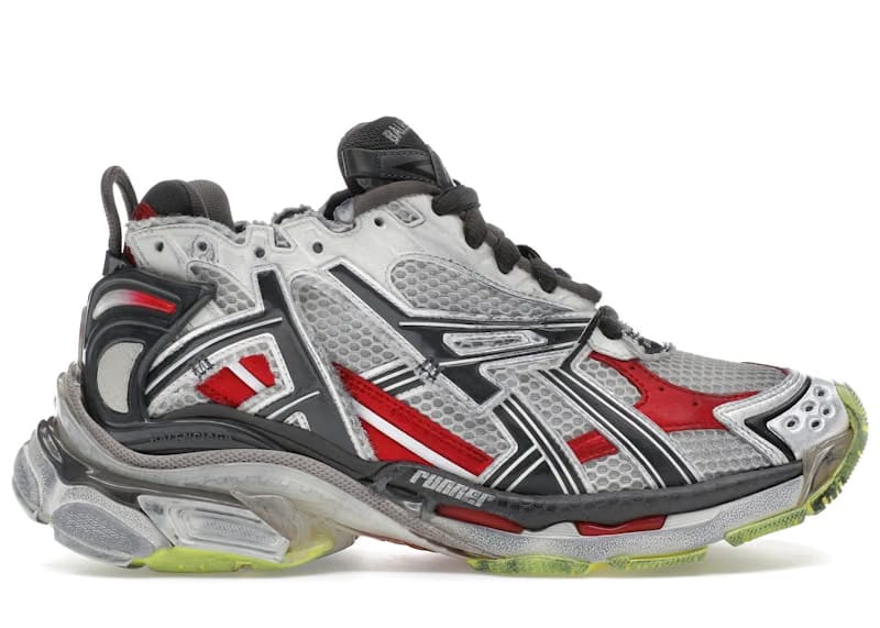 Balenciaga Runner Black White Red Neon Yellow