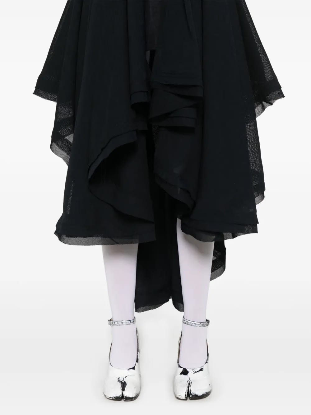 ruffled cocktail dress