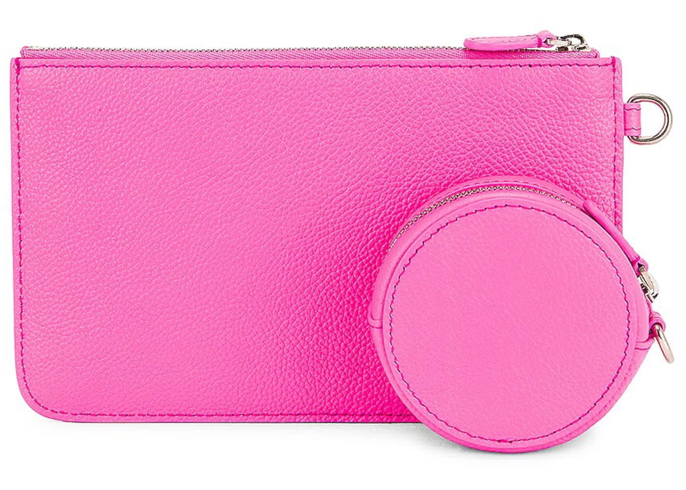 Balenciaga Cash Multipocket Strap Bag Neon Pink/Black