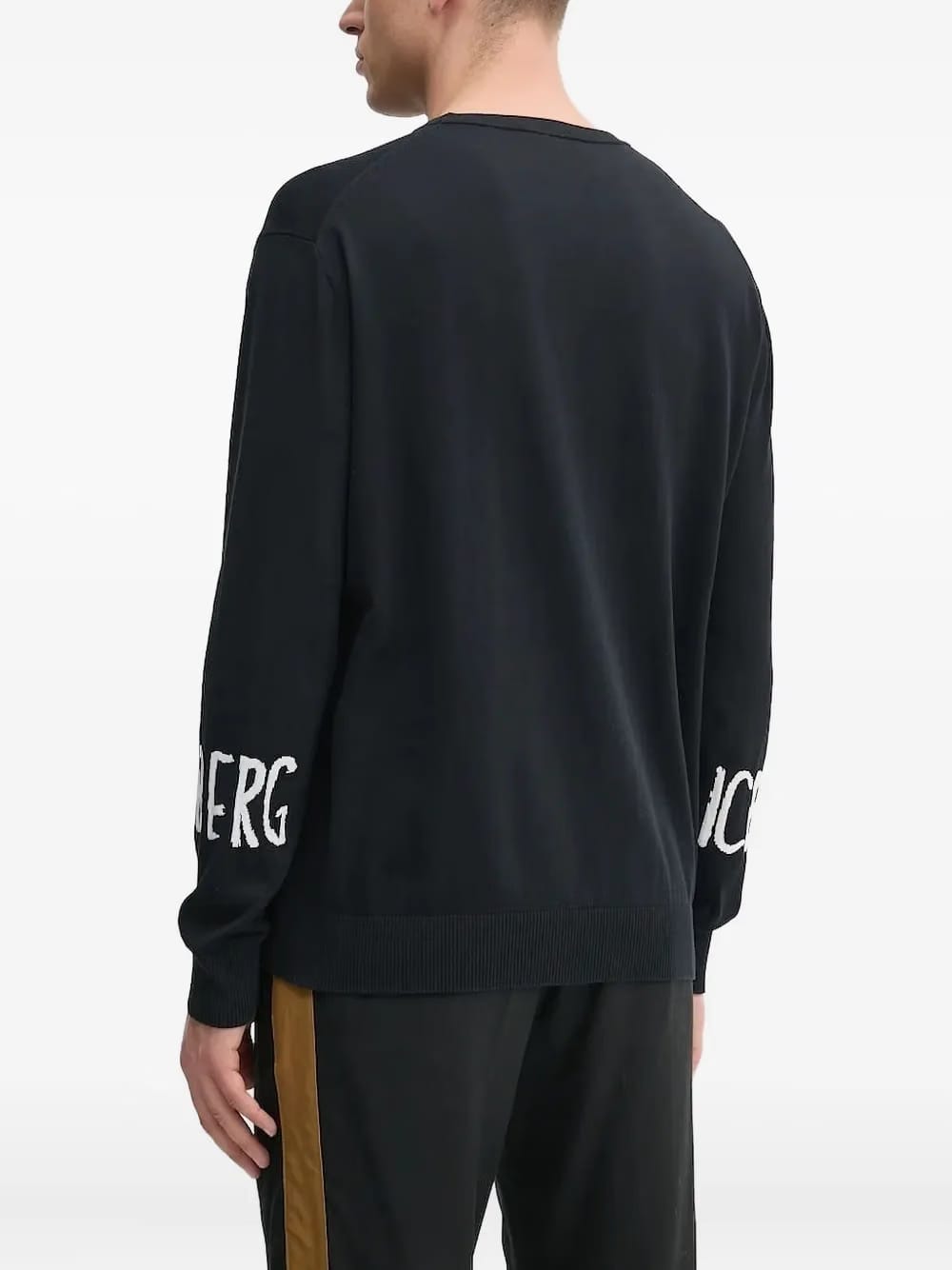 embroidered long-sleeve sweater