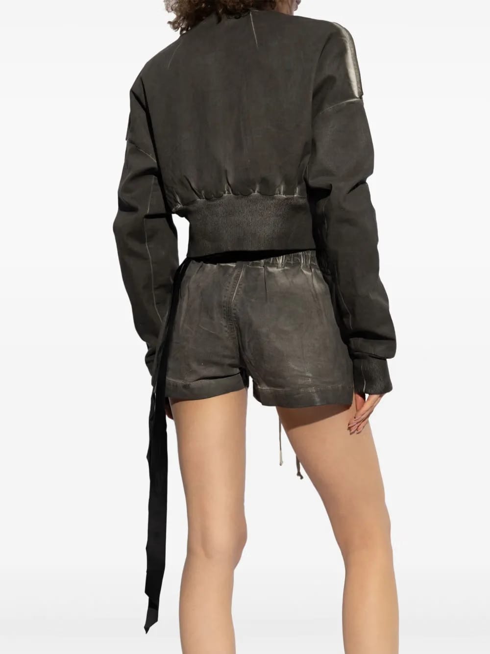 bleach-wash jacket