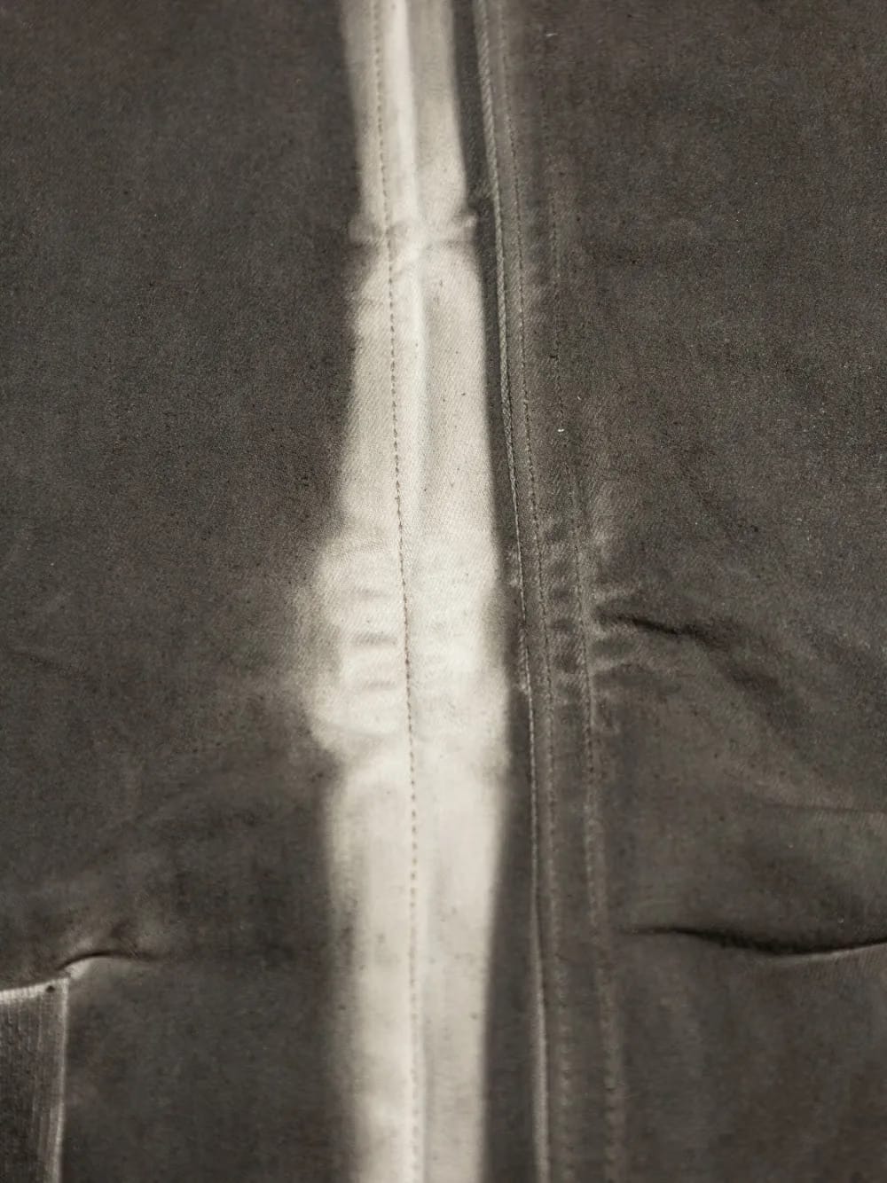 bleach-wash jacket