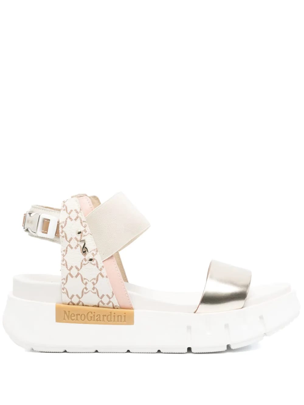 55mm leather platform sandals