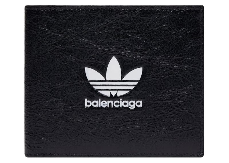 Balenciaga x adidas Square Folded Wallet Black