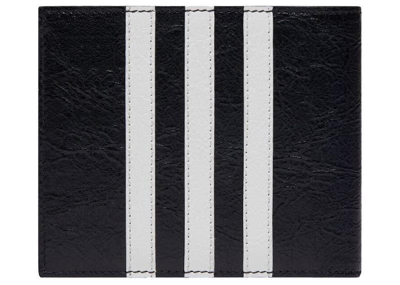 Balenciaga x adidas Square Folded Wallet Black