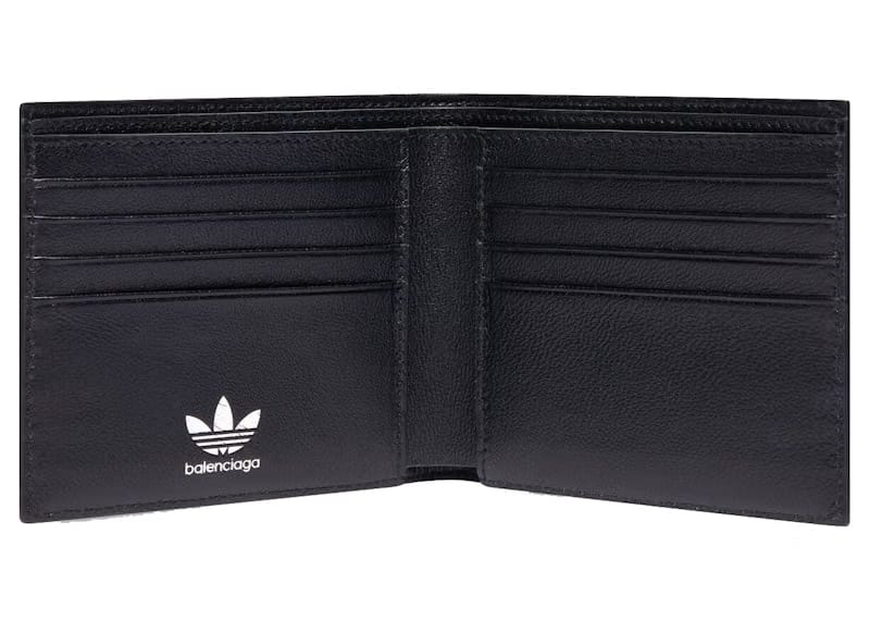 Balenciaga x adidas Square Folded Wallet Black