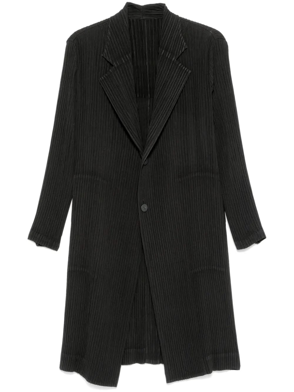 Hatching Pleats coat
