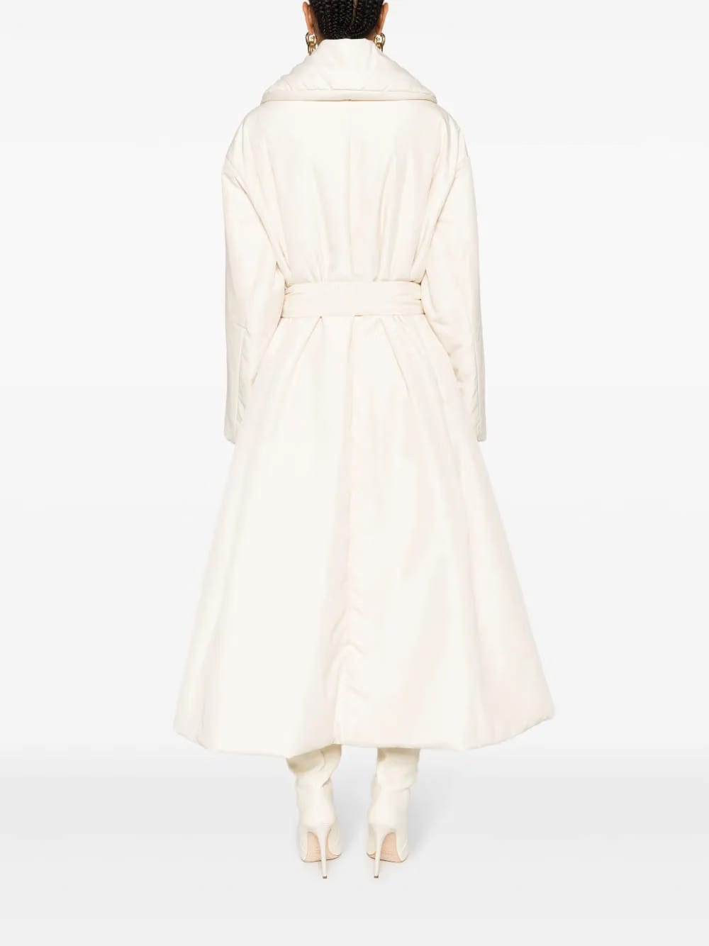 Francine tied-waist coat