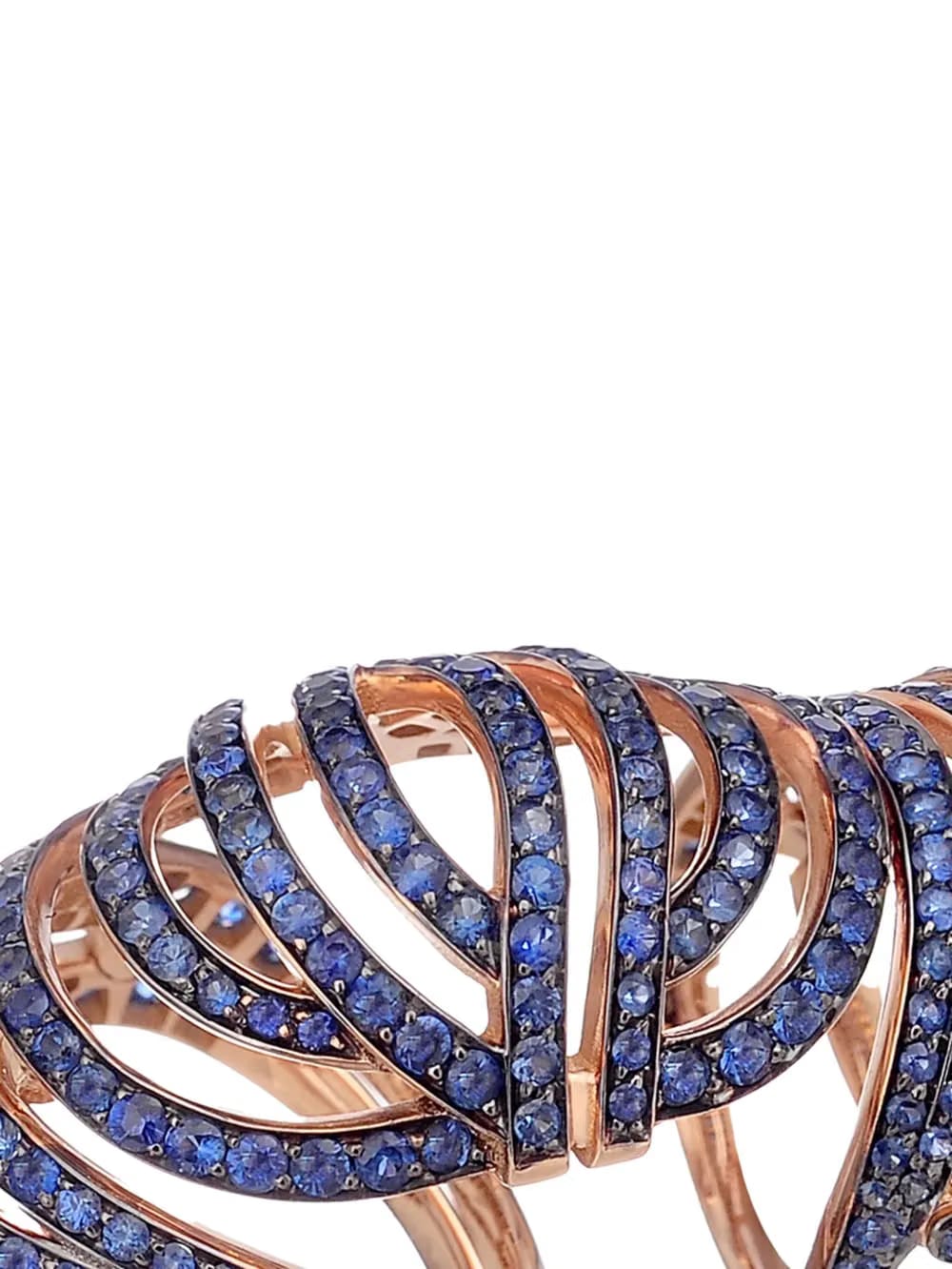 18kt rose gold Infinitas sapphire ring