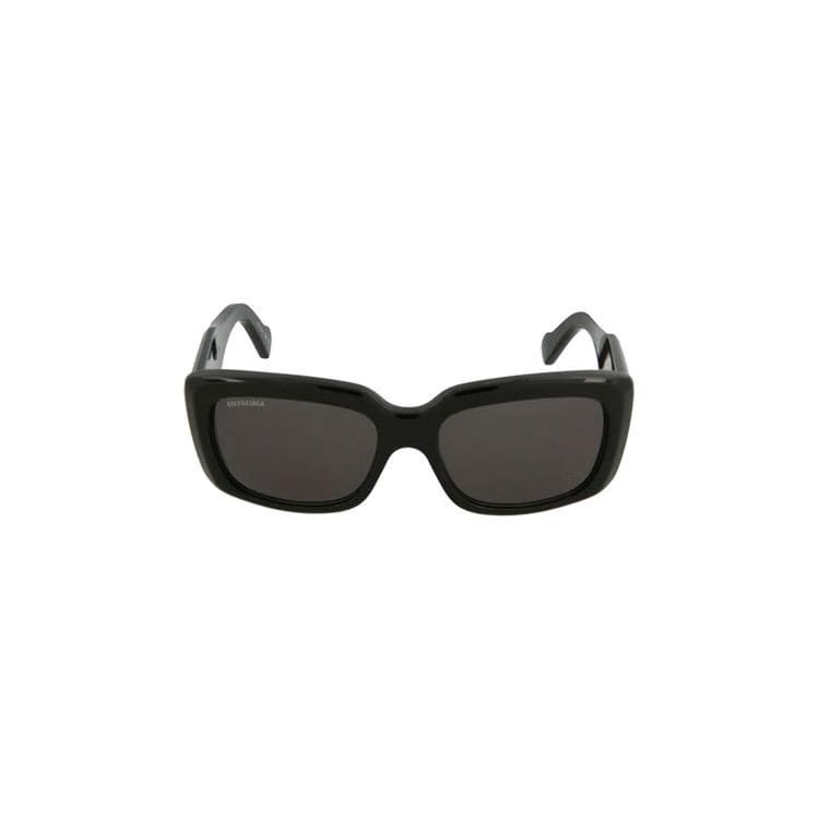 Balenciaga Square Rectangle Sunglasses Black/Black/Grey (BB0072S-30008290-001)