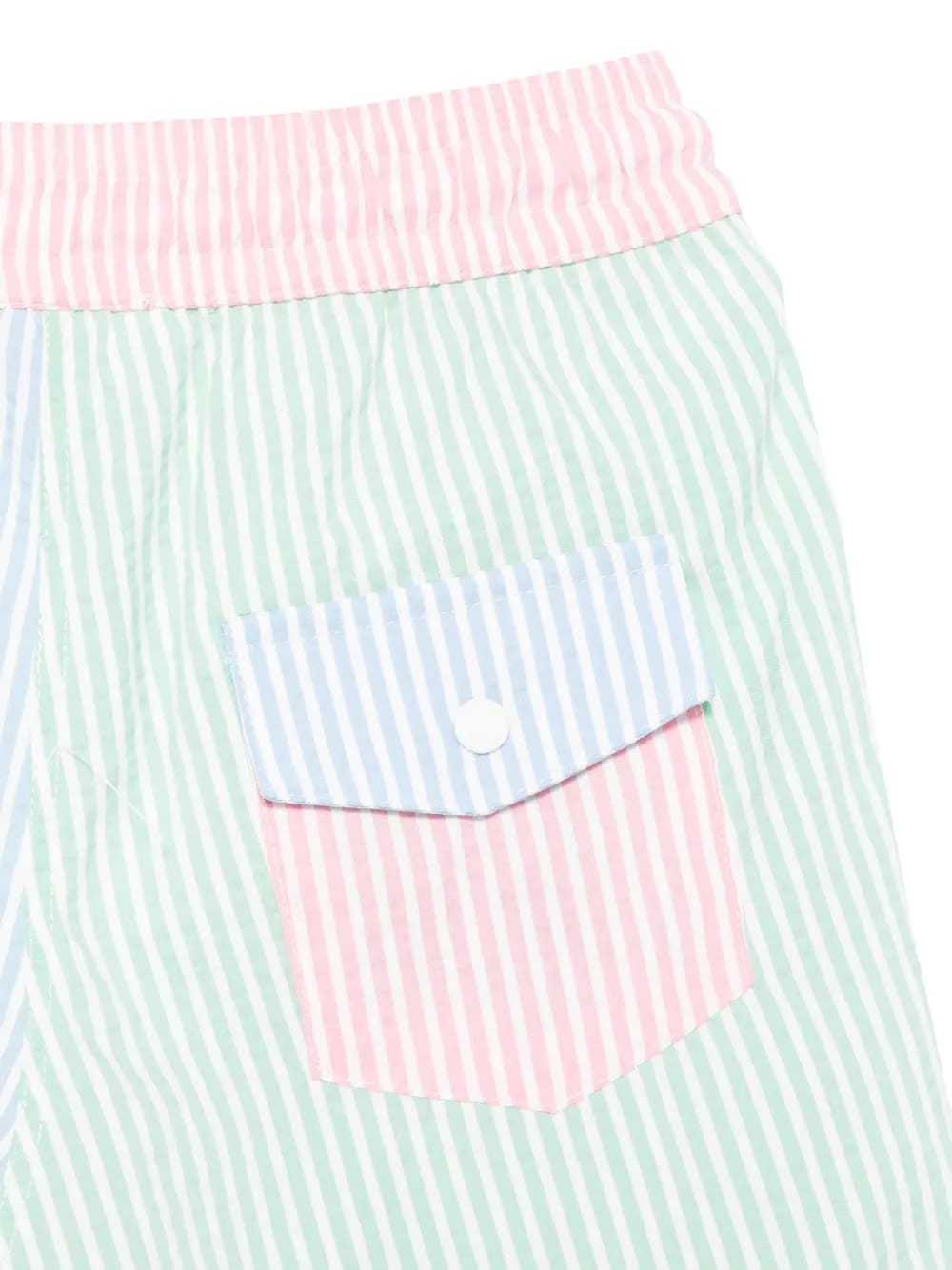striped swimshorts